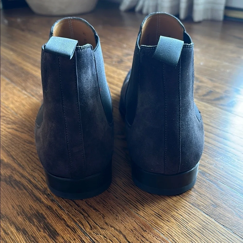 Men's Chelsea Boots in Black Suede